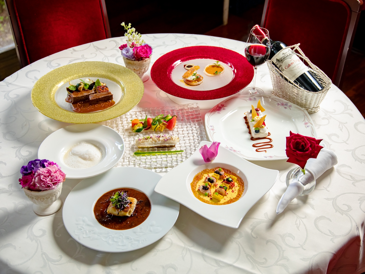 レストラン花の館パラディ北野 顔合わせ・結納の料理 1