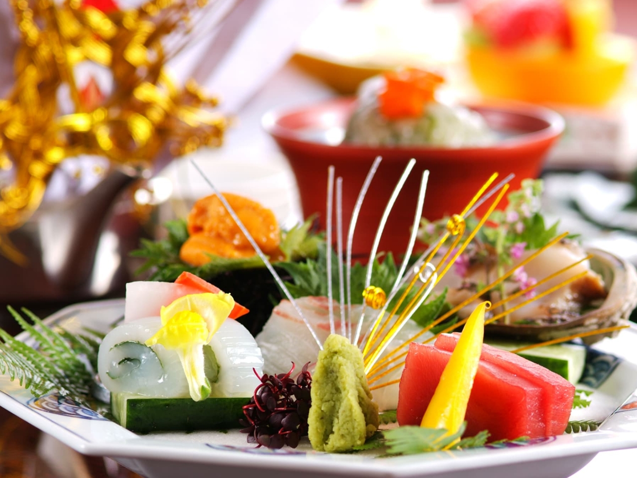 ホテル金波楼 顔合わせ・結納の料理 1