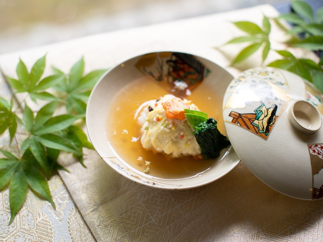 桜鶴苑 顔合わせ・結納の料理 1